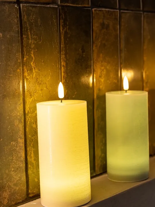 Bougies LED en vraie cire