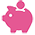Sparschwein rosa