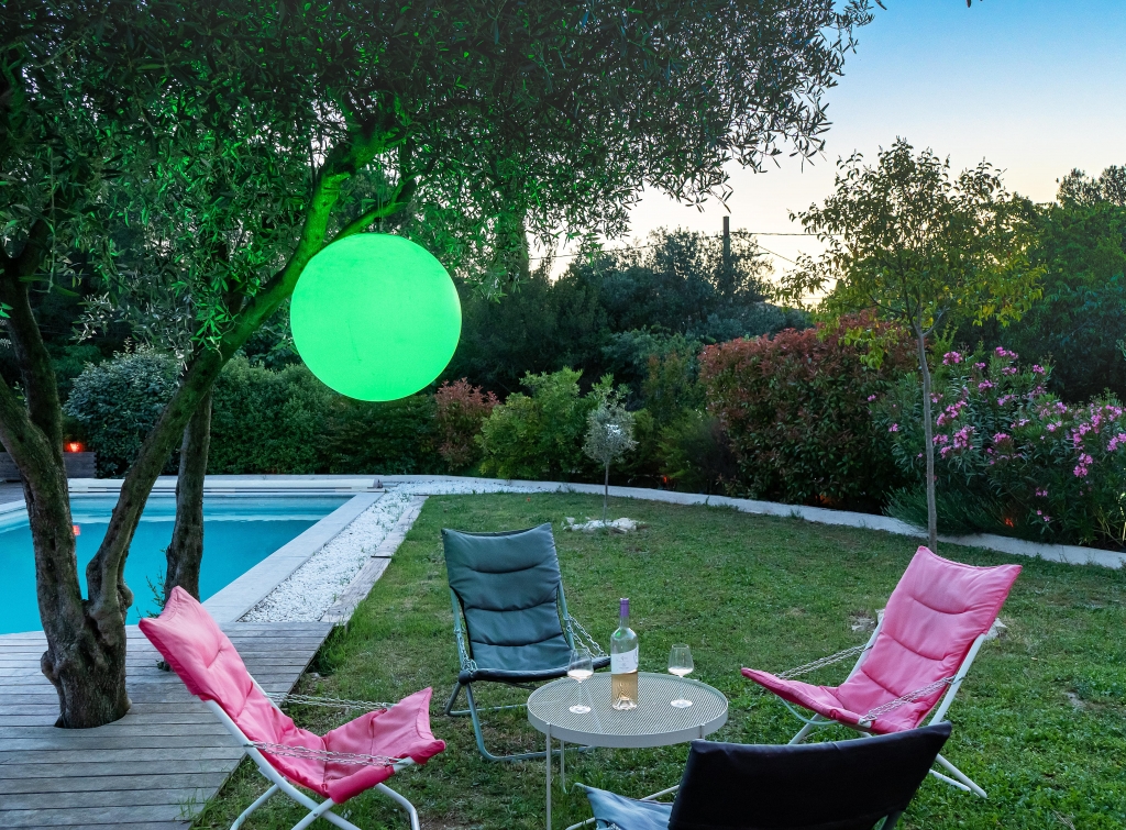 Sphère Lumineuse LED Pliable Pour Extérieur - Décoration Jardin, Mariage, Fête - Diamètre 40 Cm Ou 50 Cm - Multicolore - 7
