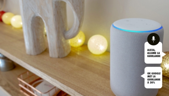Die sprachgesteuerte Lichterkette, das perfekte Zubehör für Google Home und Amazon Alexa
