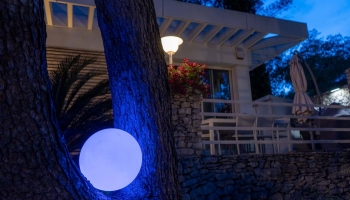 Solar-/Sektor-Leuchtkugel: 6 Ideen für die Außeninstallation