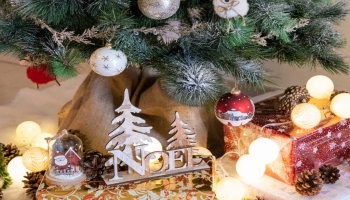 5 idées de décoration avec une guirlande lumineuse pour Noël